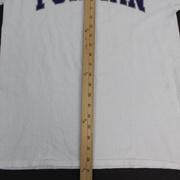 Furman University Champion Adult Tshirt White Size Medium - Picture 8 of 9
